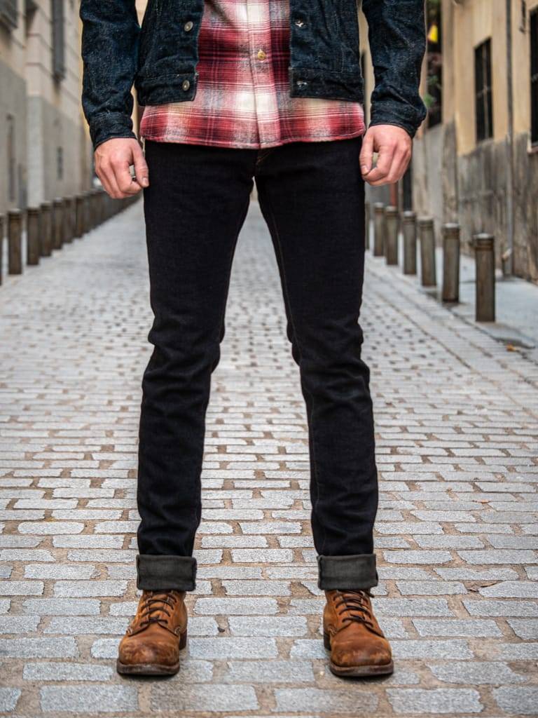 ONI overdye deep indigo stretch  selvedge jeans