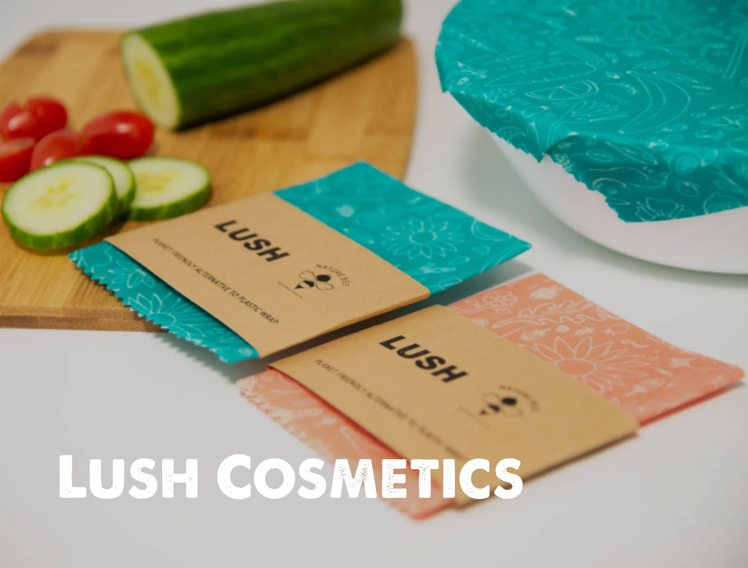 Nature Bee custom wraps with Lush Cosmetics