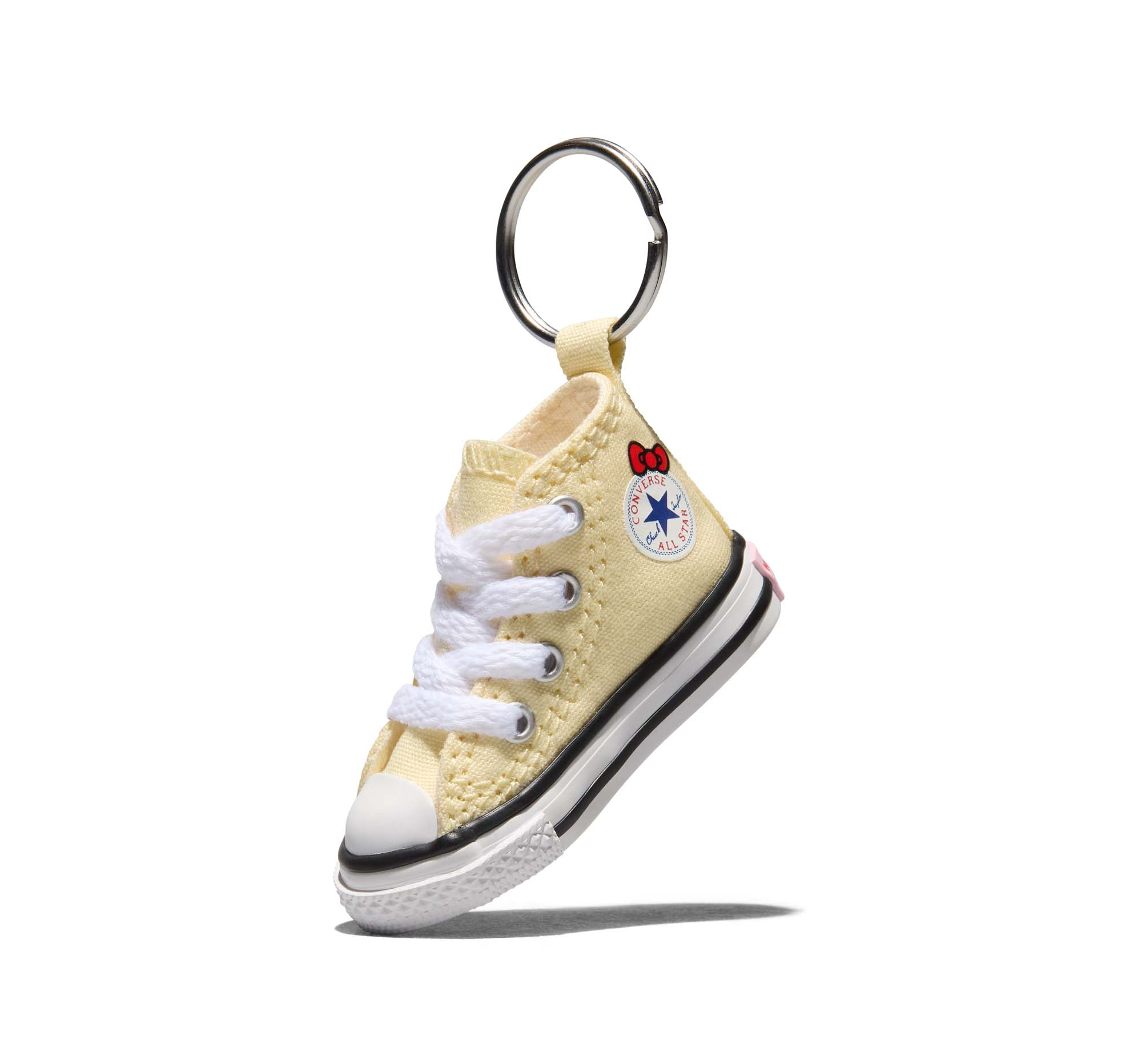 Cream mini Chuck Taylor Converse Keychain
