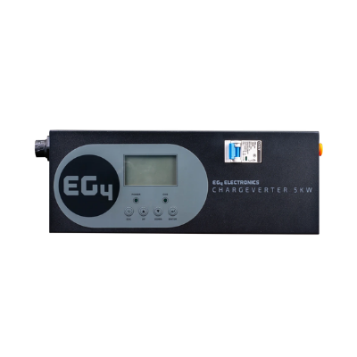 EG4 Chargeverter battery charger with white background.