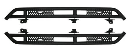 IAG I-Line Full Length Tube Step For Use Without Factory Rock Rails 2021+ Ford Bronco - Parts Layout