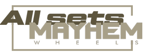 All Sets of Mayhem Wheels Banner Logo