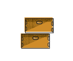 An illustration of Langstroth hive boxes.