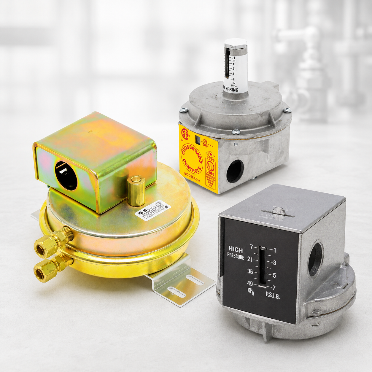 Pressure switches and air switches stocked at Memphis Control Center