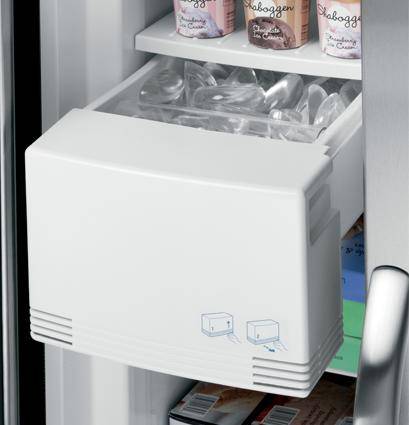 ge refrigerator ice bucket