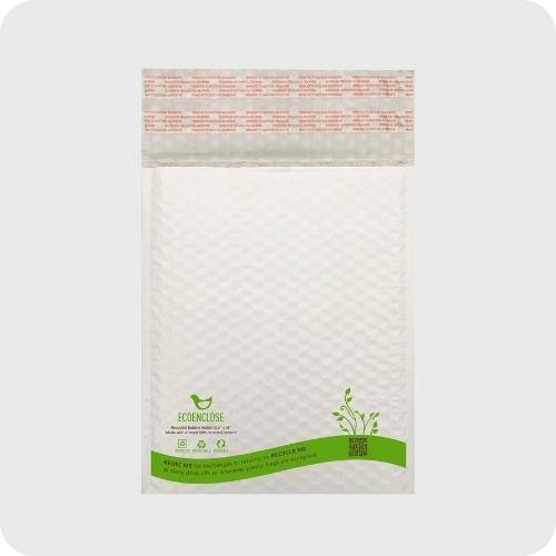 50% recycled bubble mailers