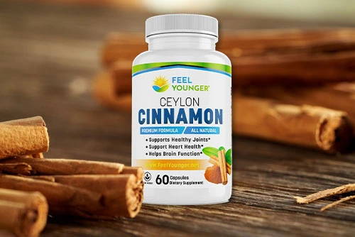 Ceylon Cinnamon Capsules 1200mg for Blood Sugar Balance