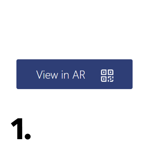 View in AR blue button