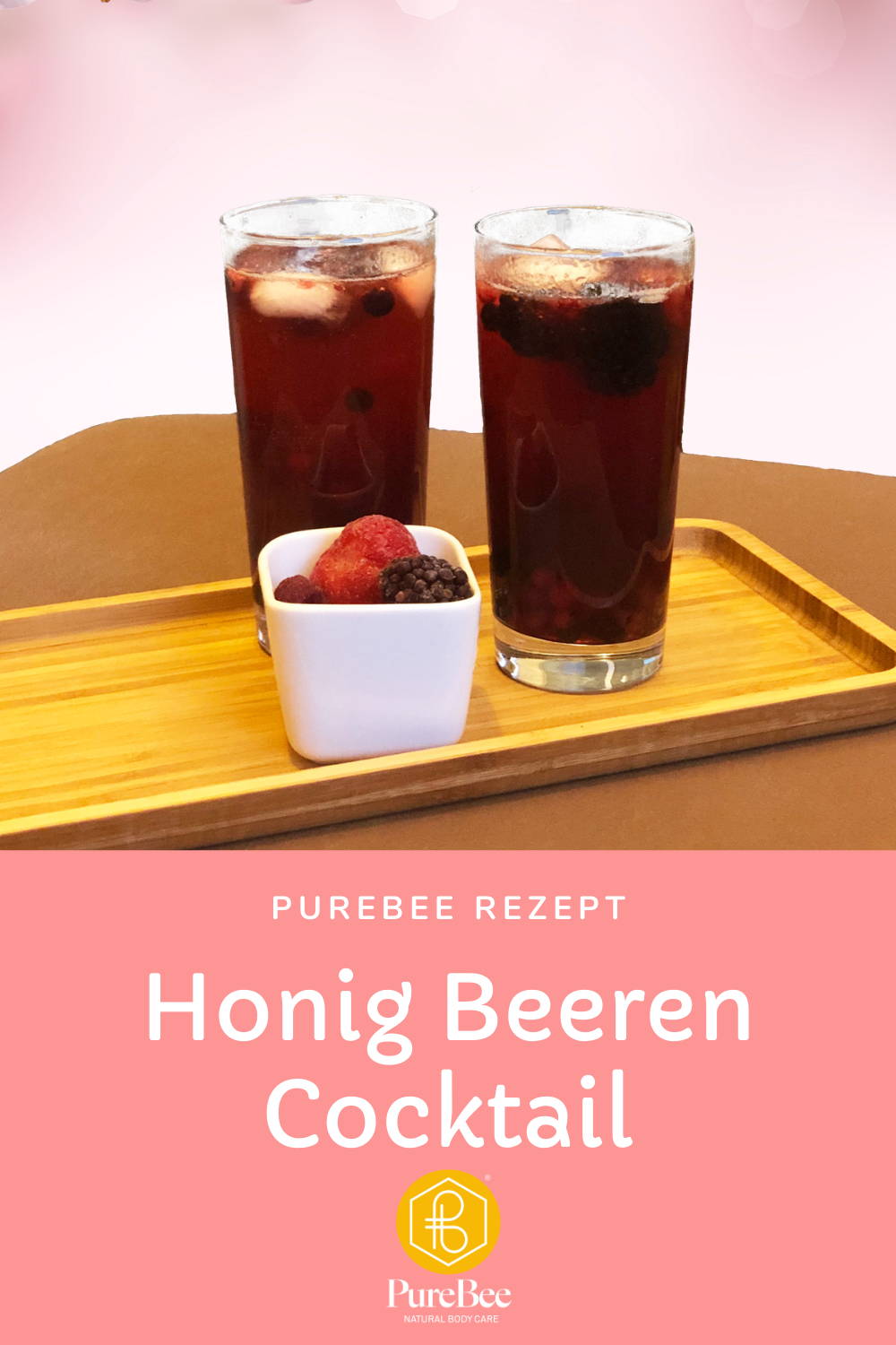 PureBee Honey Berry Cocktail