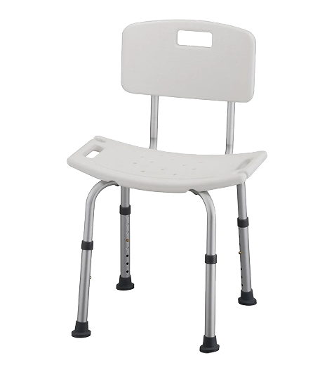 Bath seat with detachable back