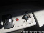 Dashboard metal toggle switch indicator light horn activation Wesley's Toyota RAV4 228H cabin install gallery photo 6