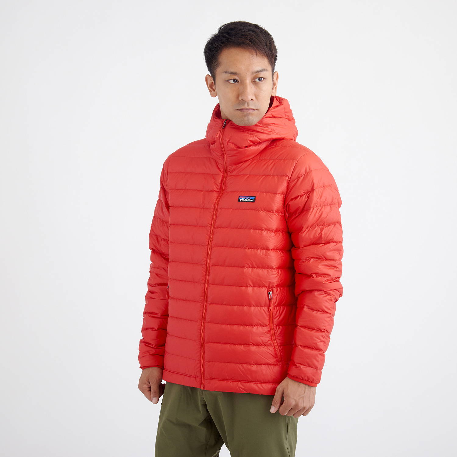 patagonia（パタゴニア）/ダウンセーターフーディ/レッド/MENS
