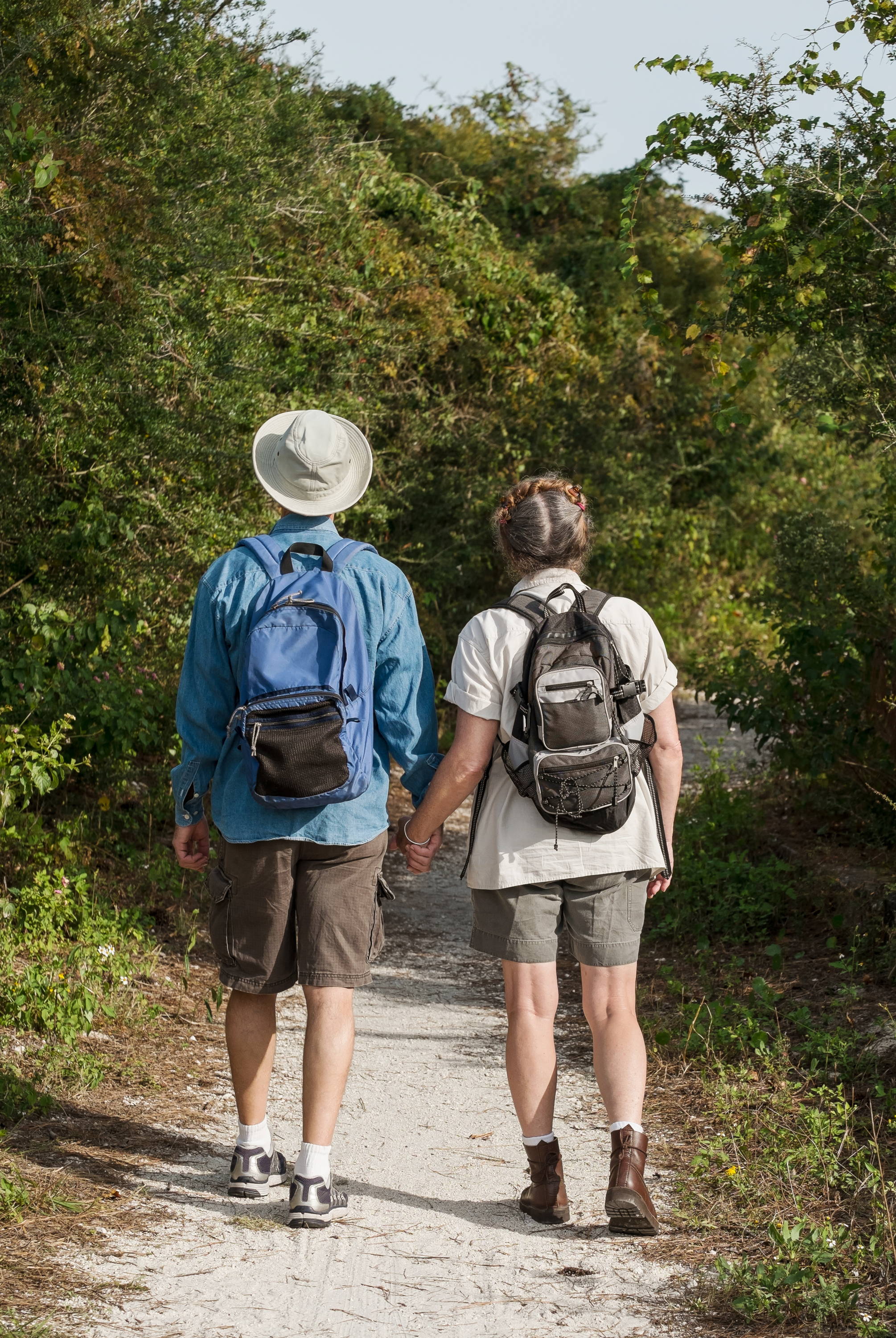 Autism, Stress Management, Man and Woman Hiking, Walking, Autism Spectrum Disorder