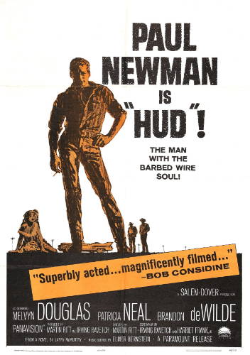 Movie poster for Hud
