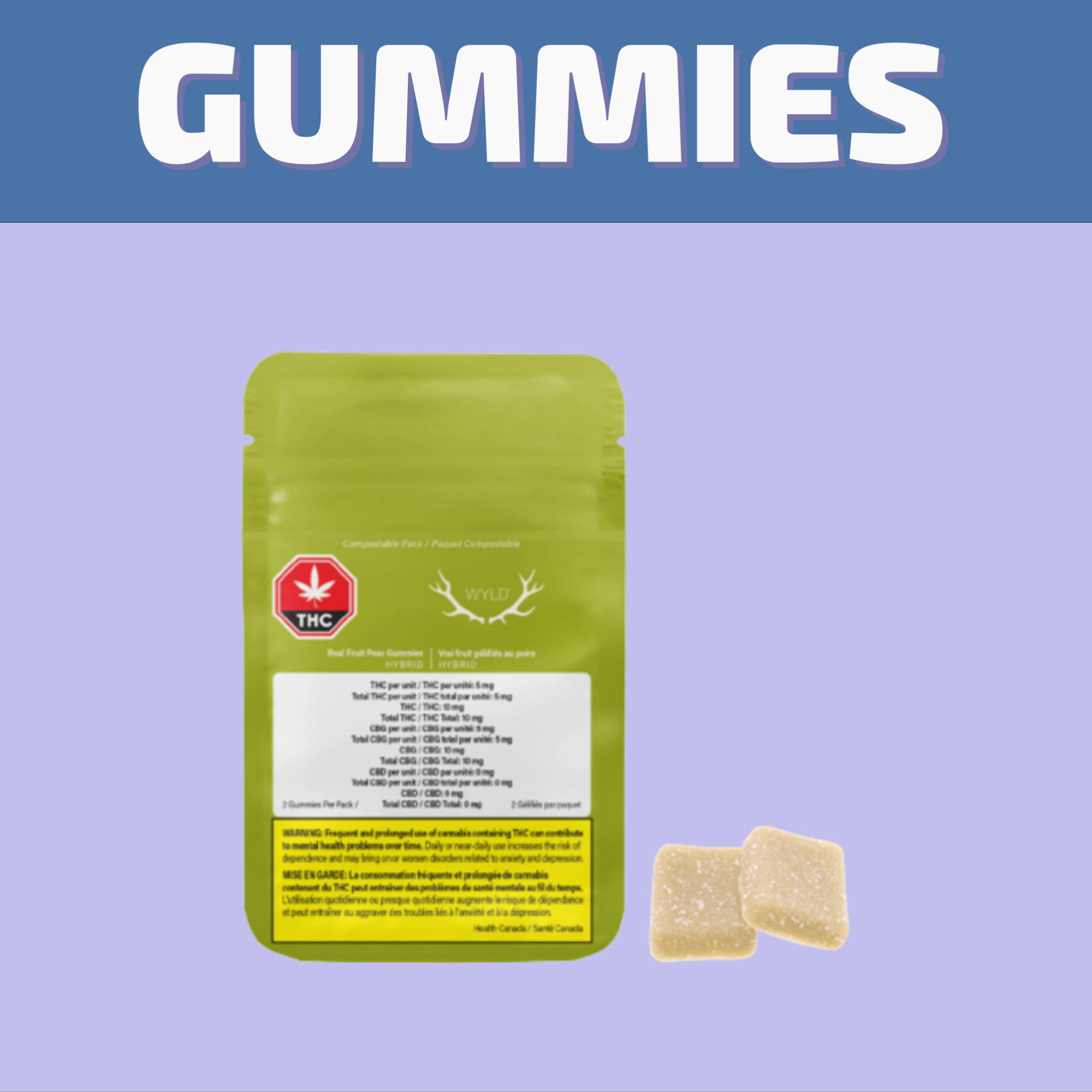 Buy THC Soft Chews and CBD Gummies online for same day delivery in Winnipeg or visit our cannabis store in Winnipeg on 580 Academy Road. 