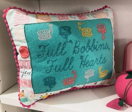Sewing Themed Mini Pillow