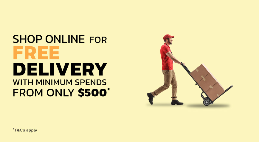 Enjoy FREE delivery with minimum spends! Minimum spend depends on delivery address region