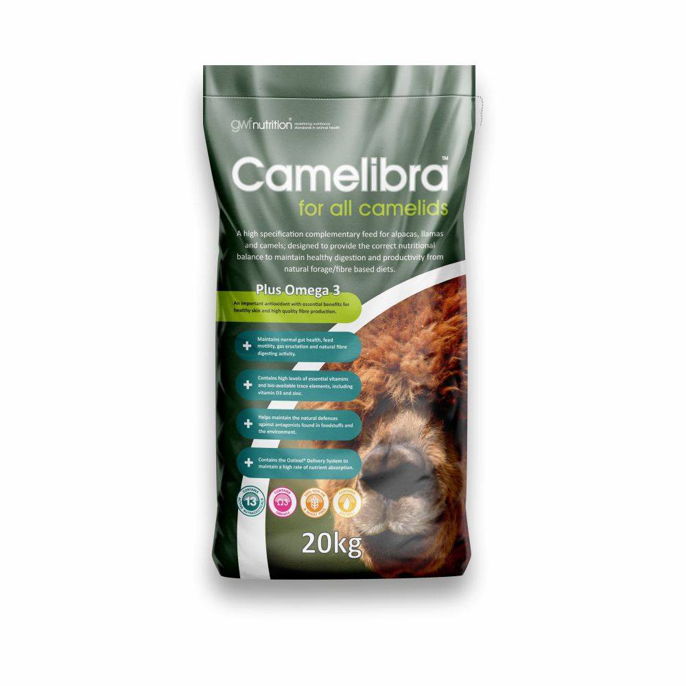 Camelibra Alpaca Feed 20kg Bag