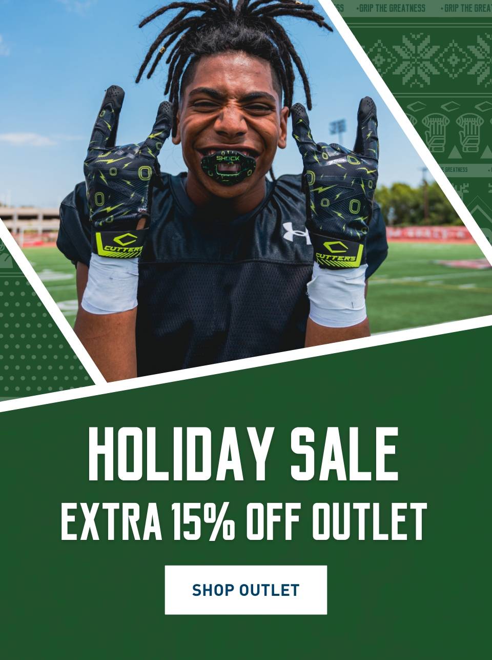 Holiday Sale. Extra 15% Off Outlet