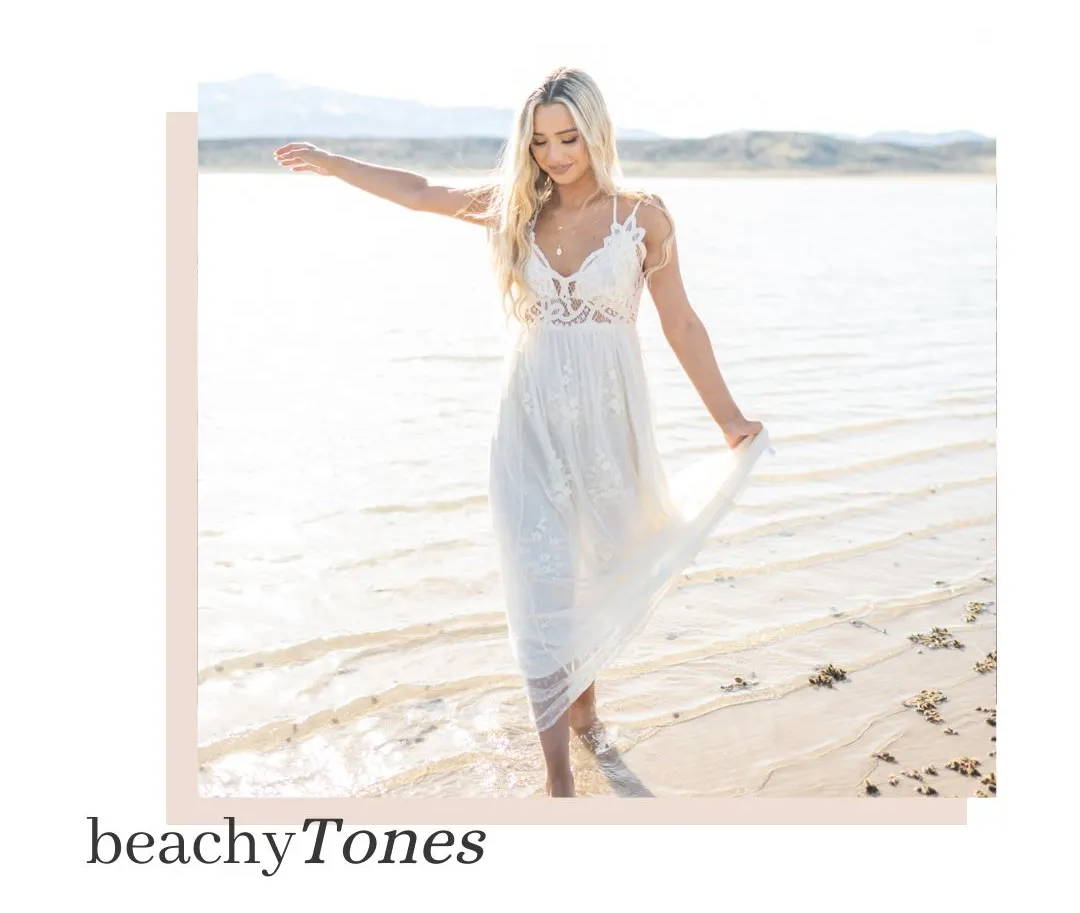 summer sundresses 2023 - beachy tones