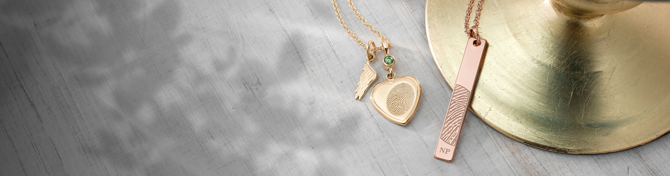 fingerprint necklaces