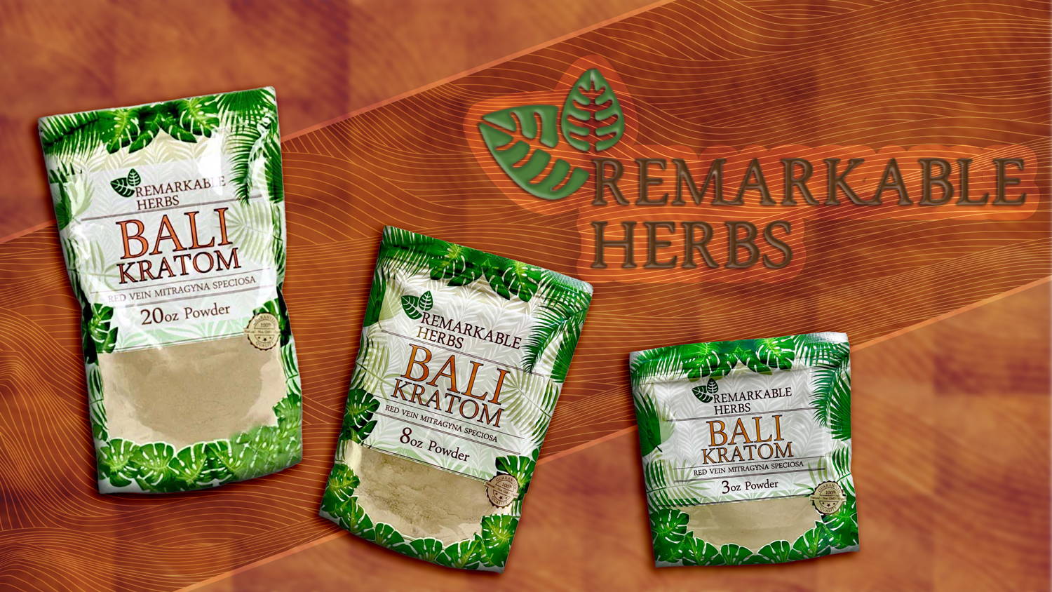 Remarkable Herbs Kratom Powder Red Bali