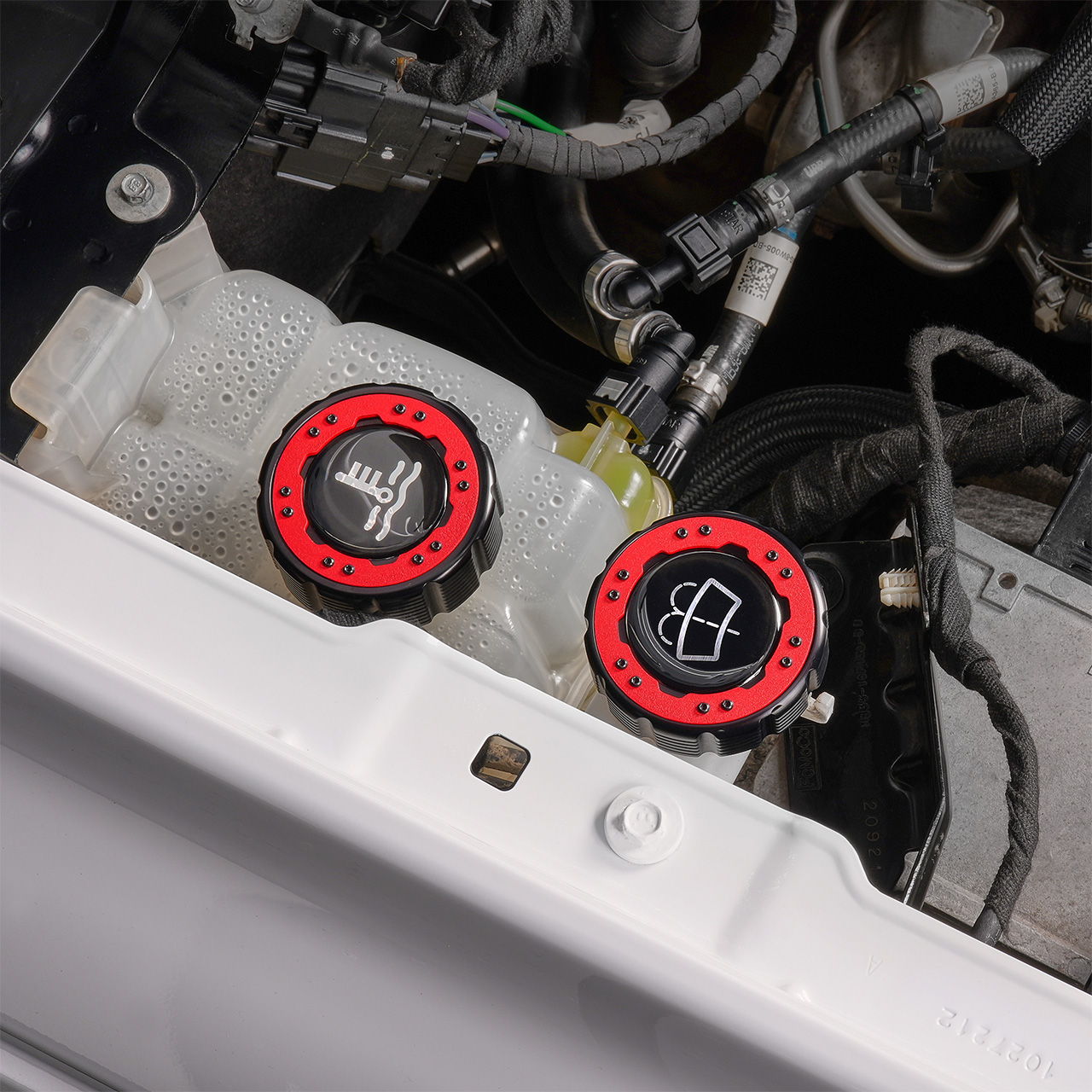 IAG Off-Road Beadlock Washer Fluid Cap Installed 2021+ Ford Bronco