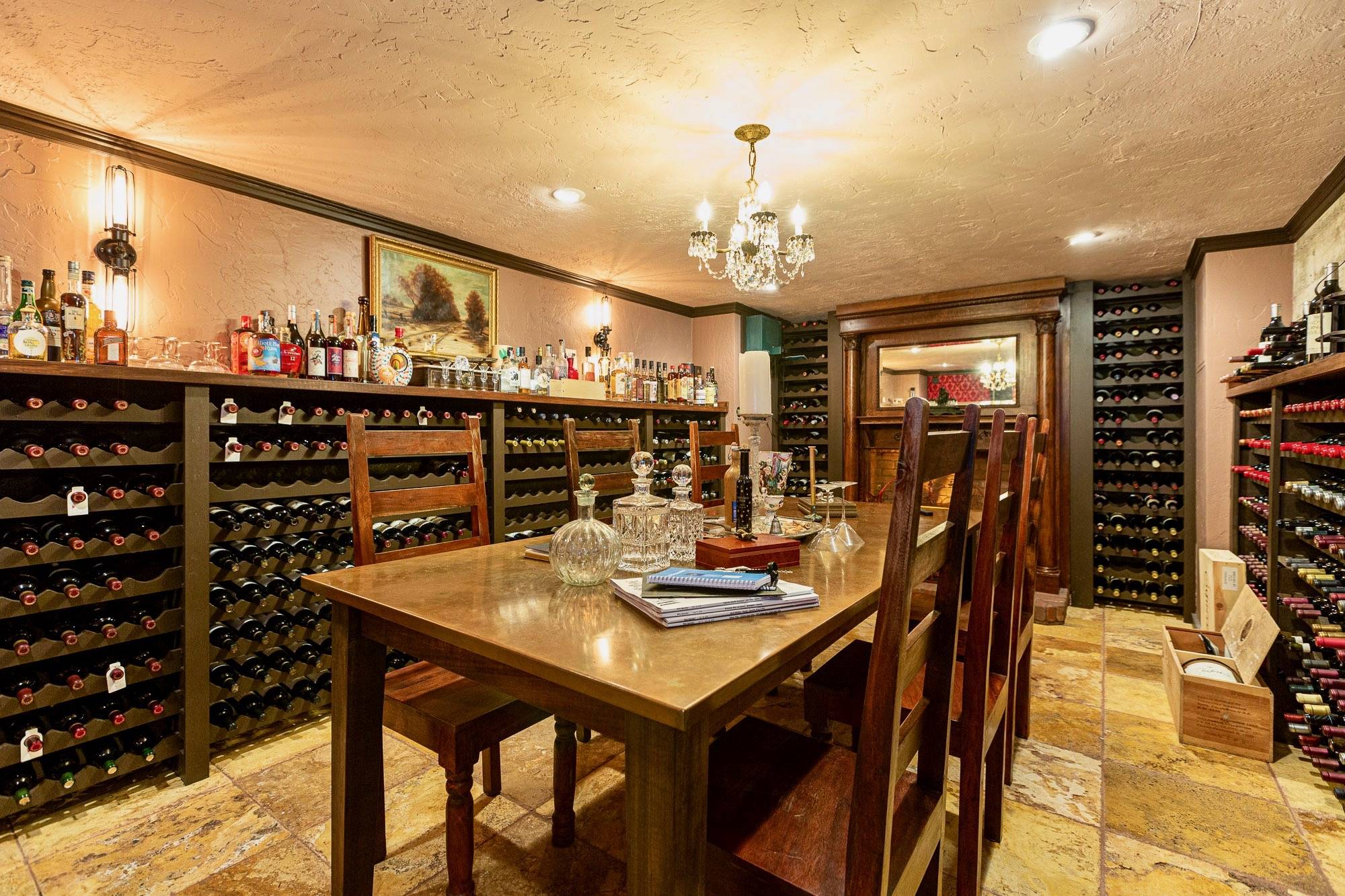 wine cellar speakeasy