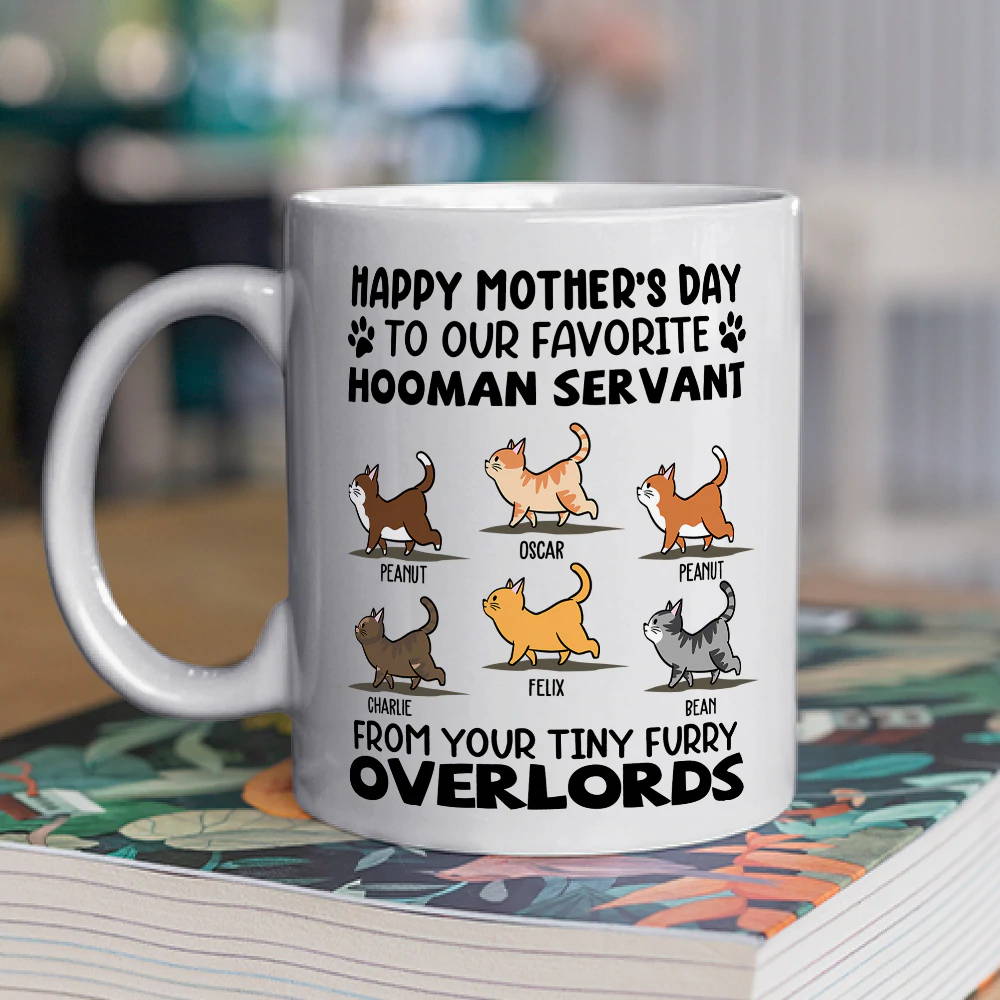 CAT FAVORITE HOOMAN SERVANT - PERSONALIZED CUSTOM COFFEE MUG