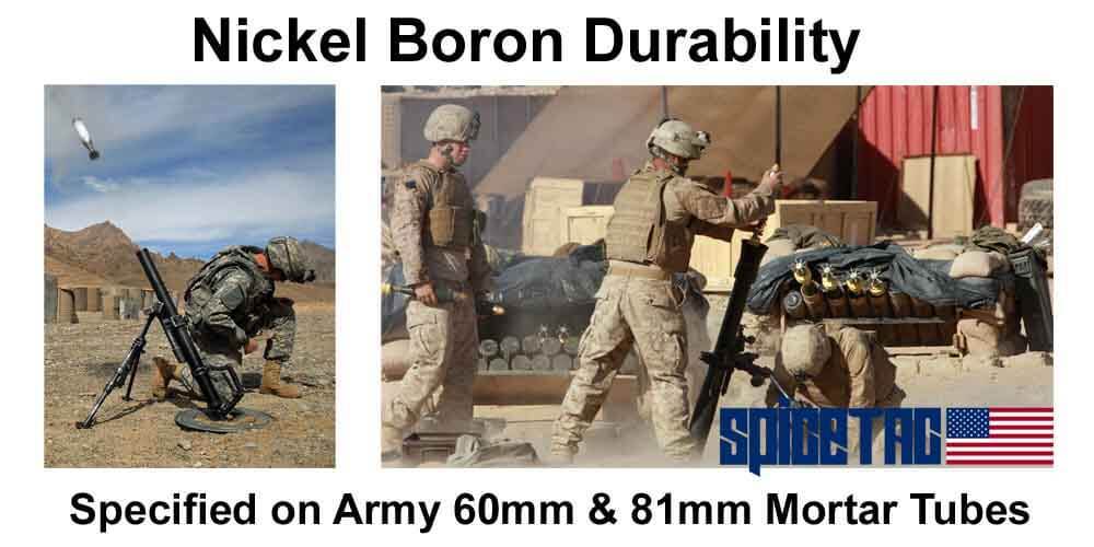 nickel Boron specified on Army Mortar Tubes
