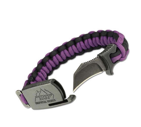 Outdoor Edge Paracord in Purple and Black