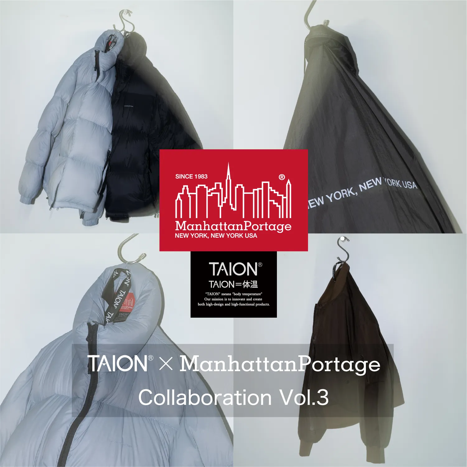 TAION×Manhattan Portage | TAION INNER DOWN WEAR（タイオンインナー