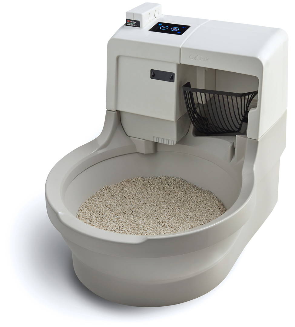 CatGenie automatic self-cleaning litter box 