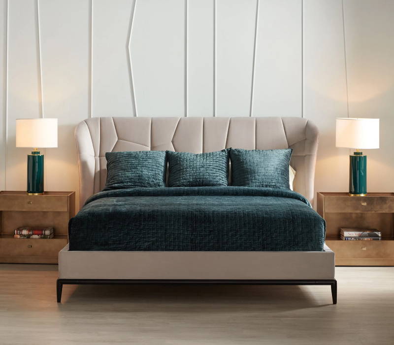 Vector Upholstered Bed