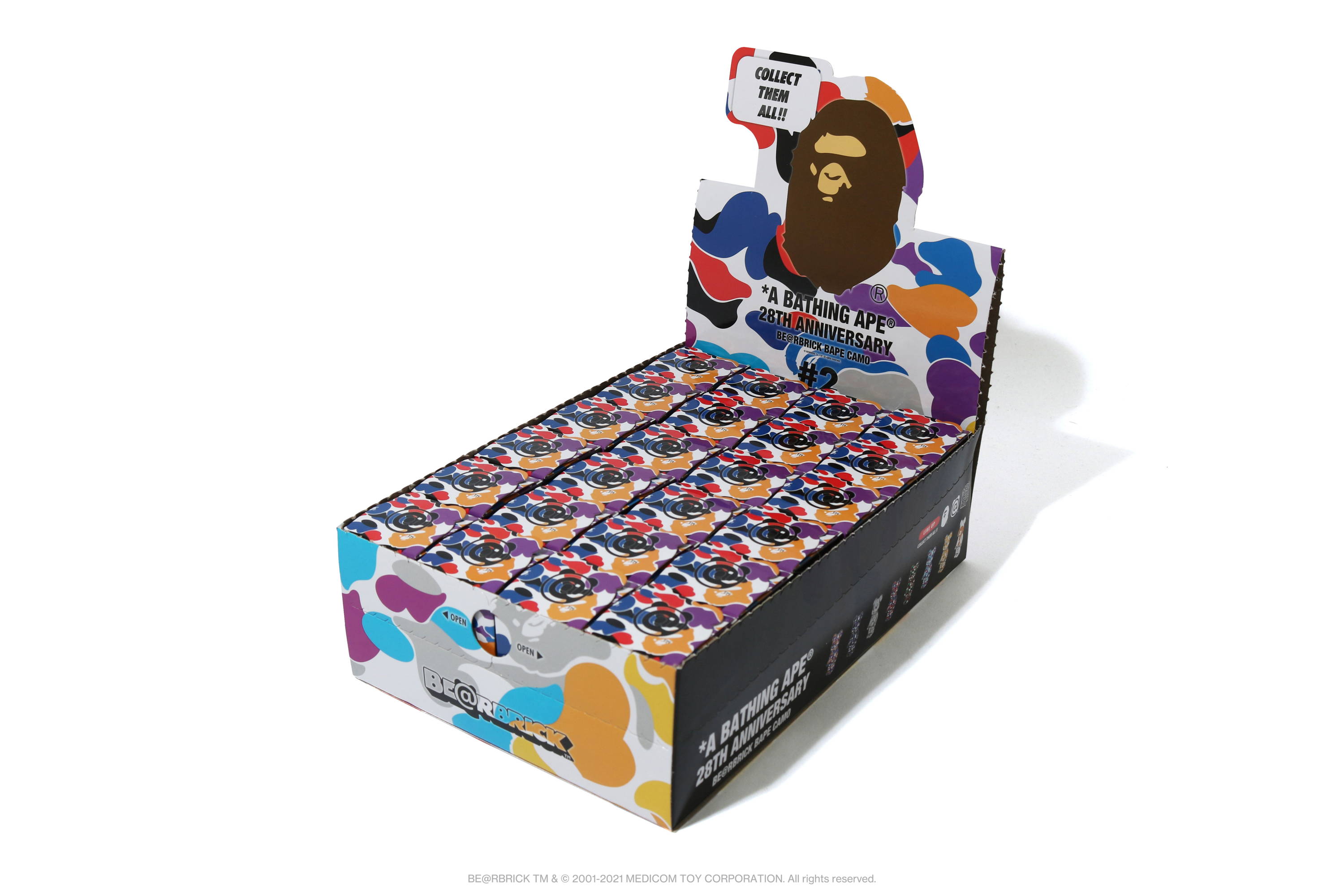 新品 A  BATHING APE BE@RBRICK BAPE CAMO#4全8種類8体コンプリート状態