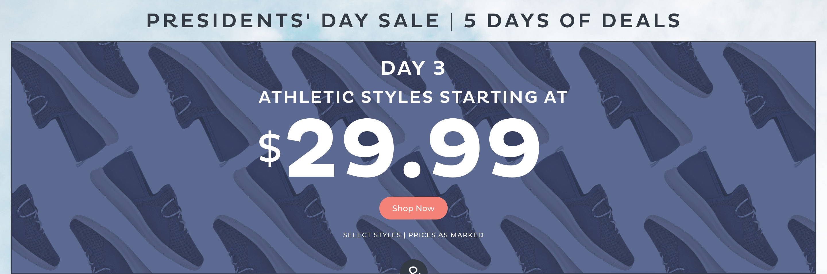 $29.99 & Up Athletic Styles