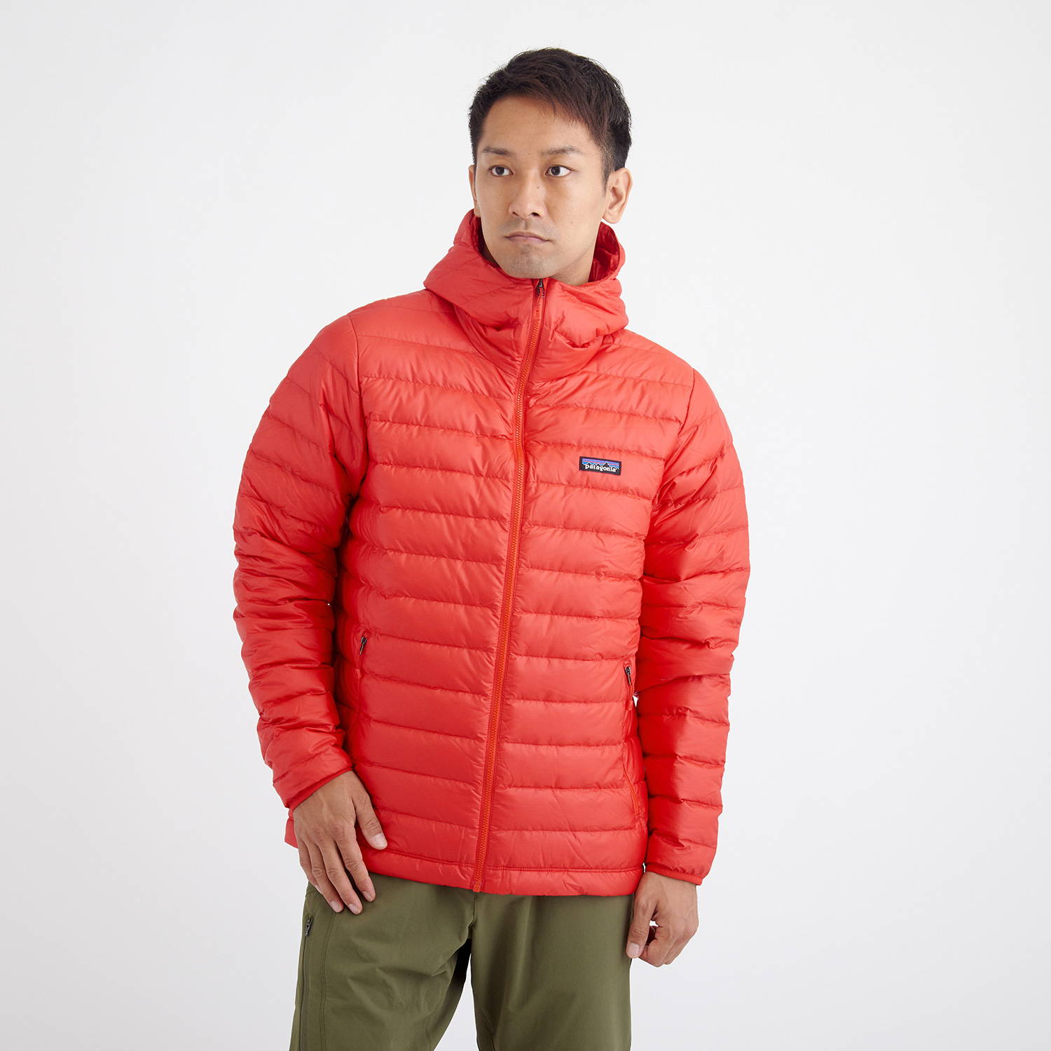 patagonia（パタゴニア）/ダウンセーターフーディ/レッド/MENS