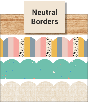 Neutral Bulletin Board Borders