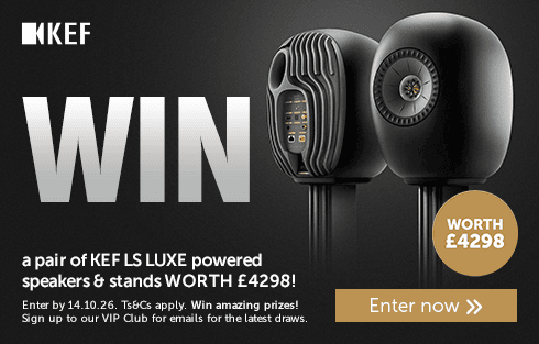 Win a pair of KEF LS LUXE powered speakers and stands worth £4298