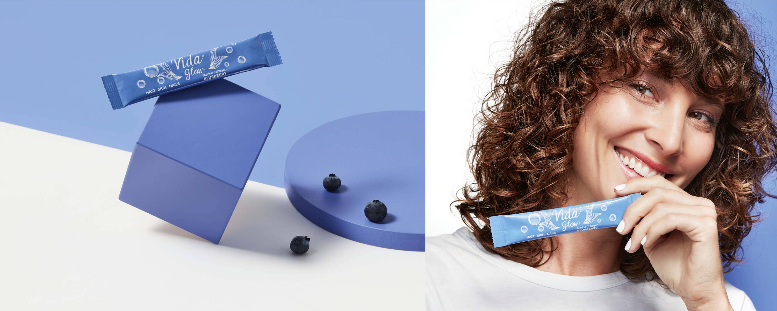 Vida Glow Blueberry Marine Collagen