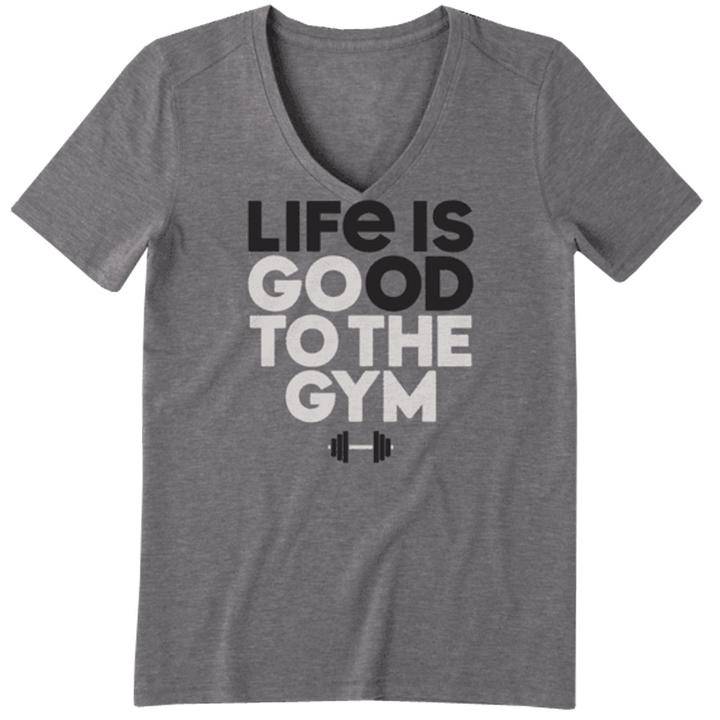 Life is Good Go to the Gym Women's Tee