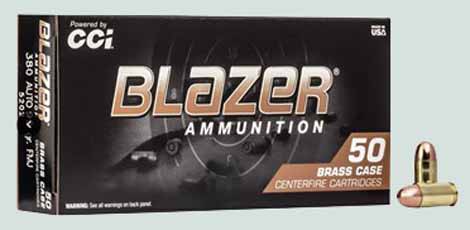 Blazer 90 gr 380 ACP FMJ ammo for sale