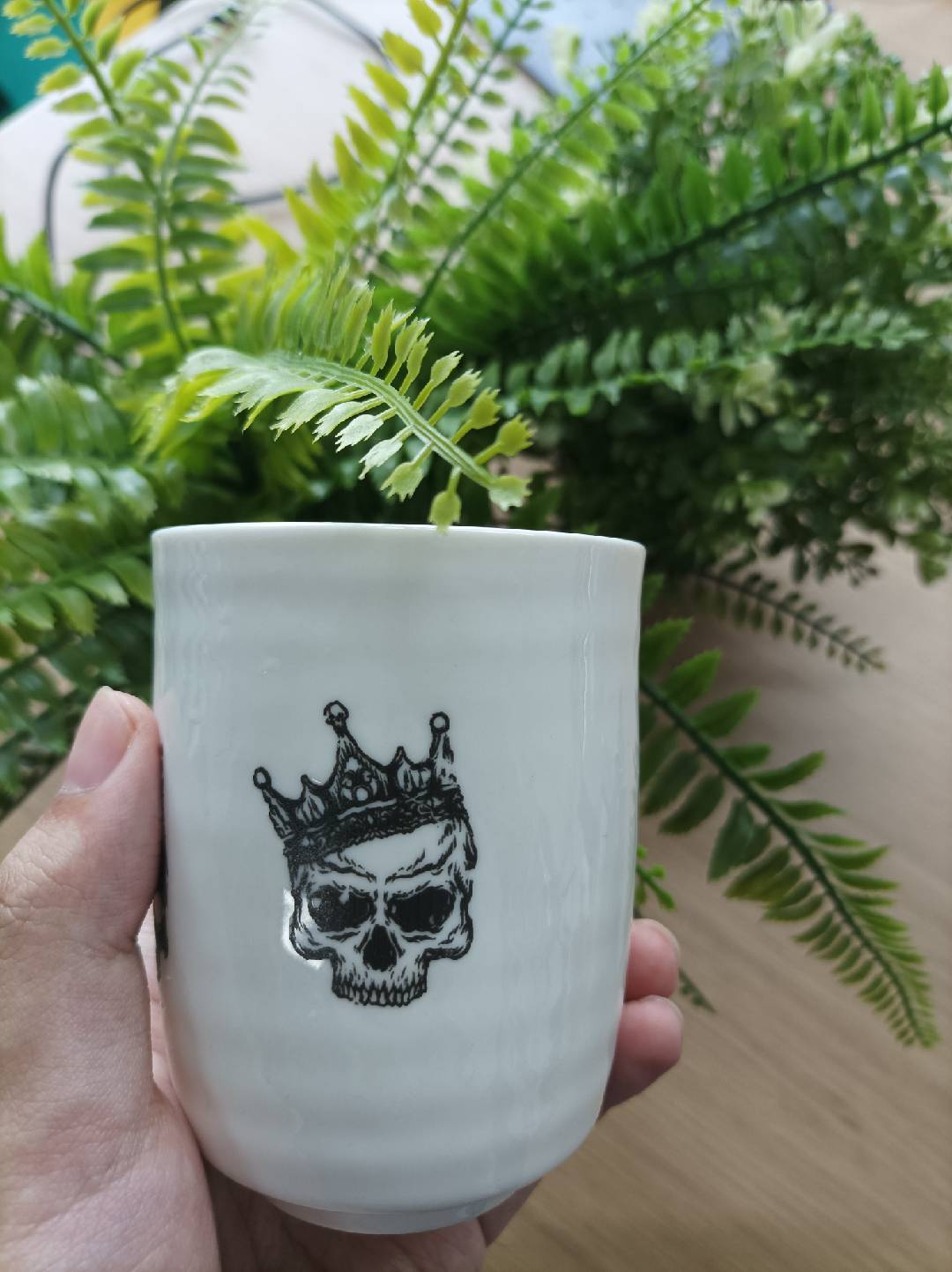 laser engrave ceramic on mug