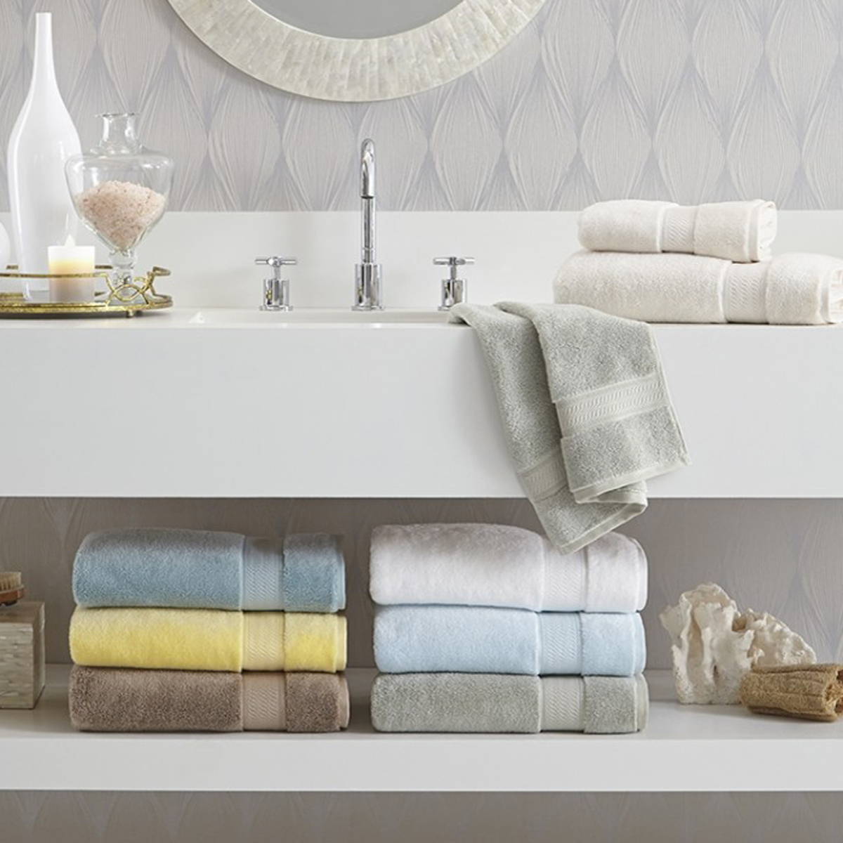Sferra Amira Luxury Bath Towels