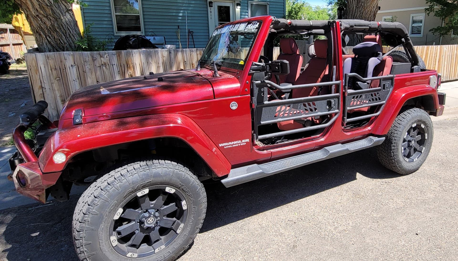 2013 Jeep Rubicon Outlaw Chrome 2-gallon train horn install