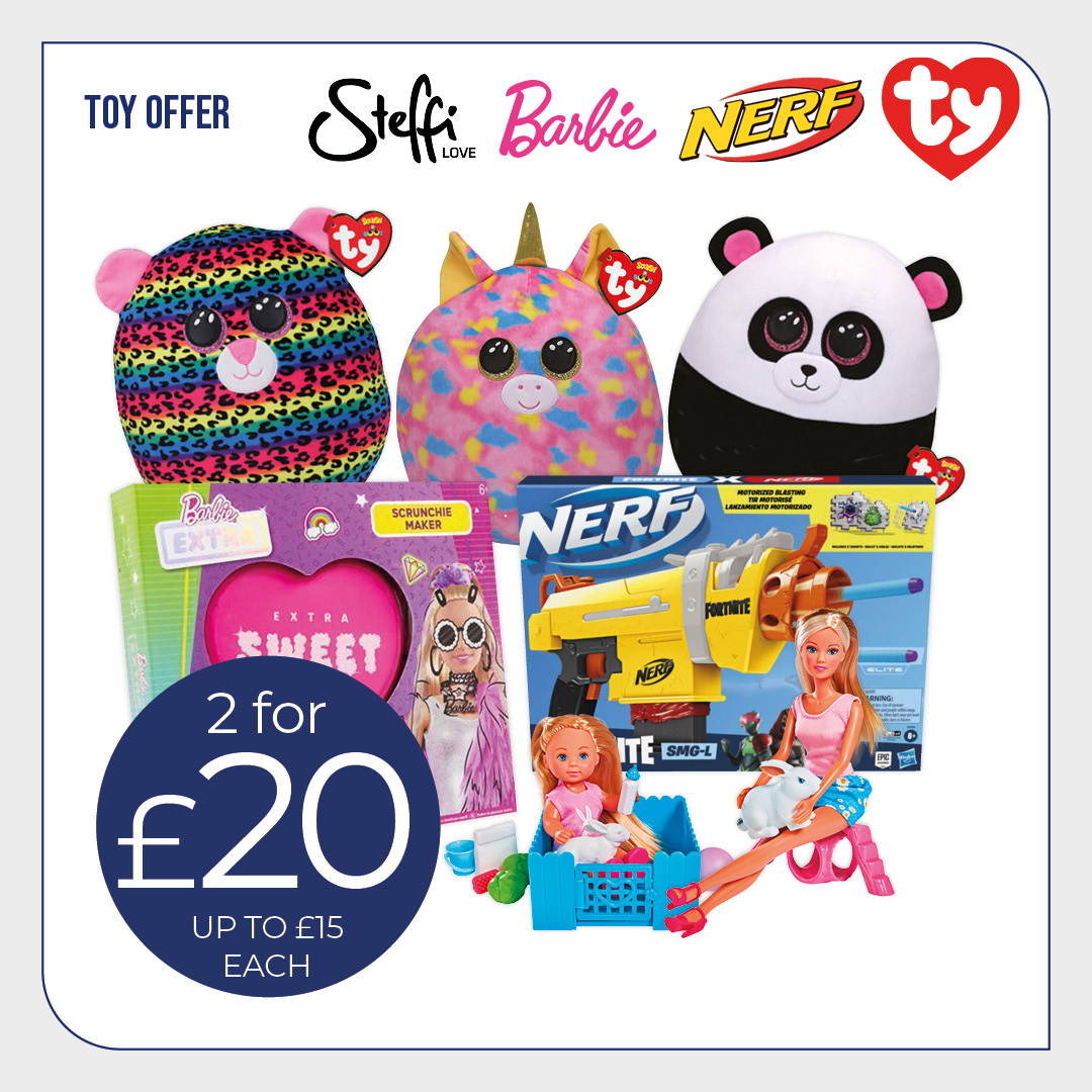 Toy offer - Steffi, Barbie, Nerf, TY & more