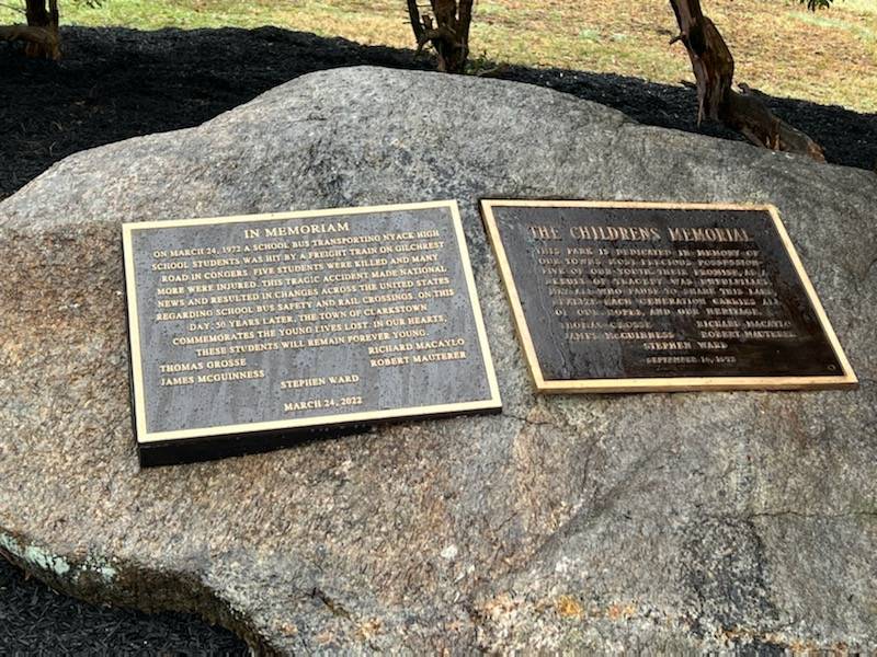 Custom bronze plaque memorial dedication - Randolph Rose Collection