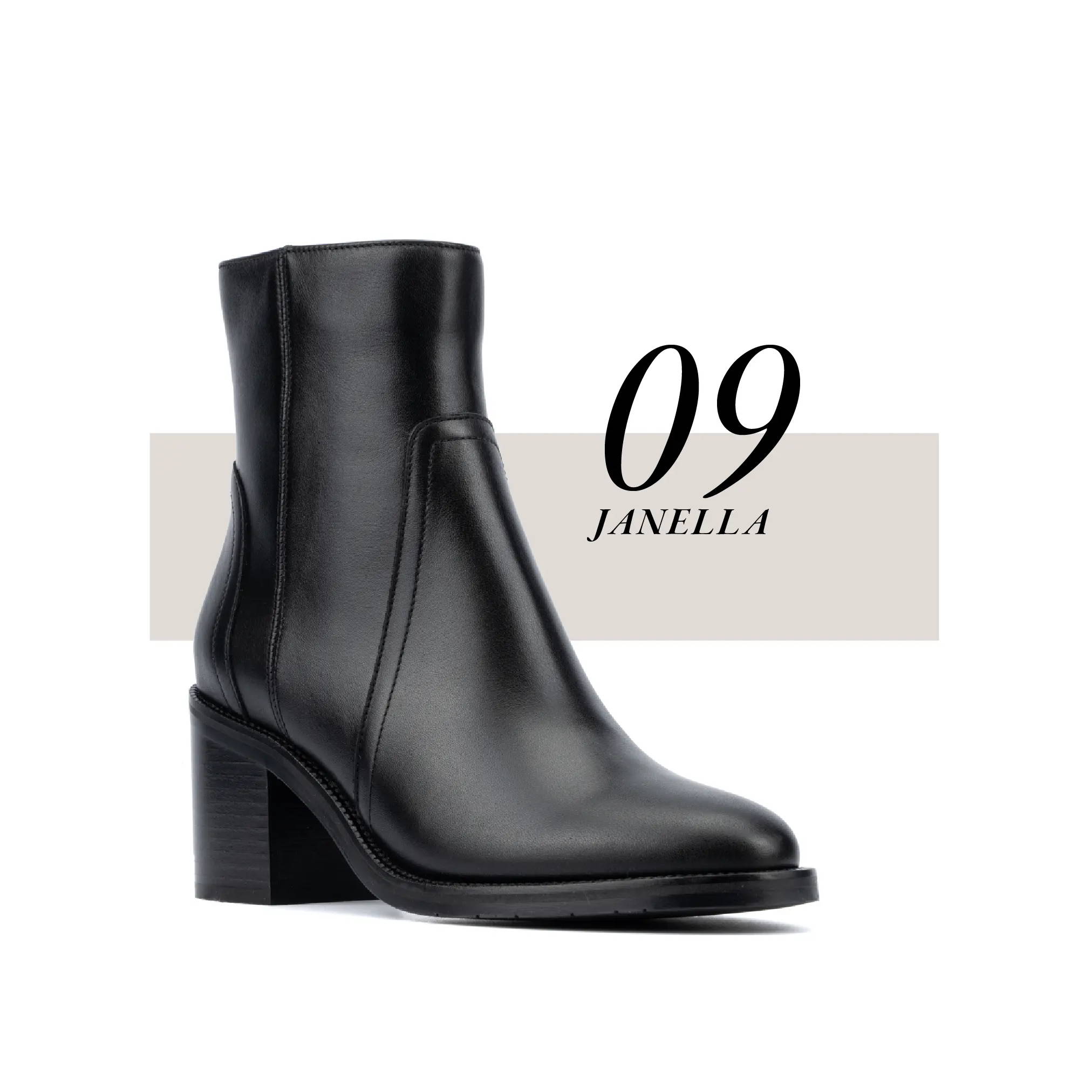 9: The Janella bootie in Black