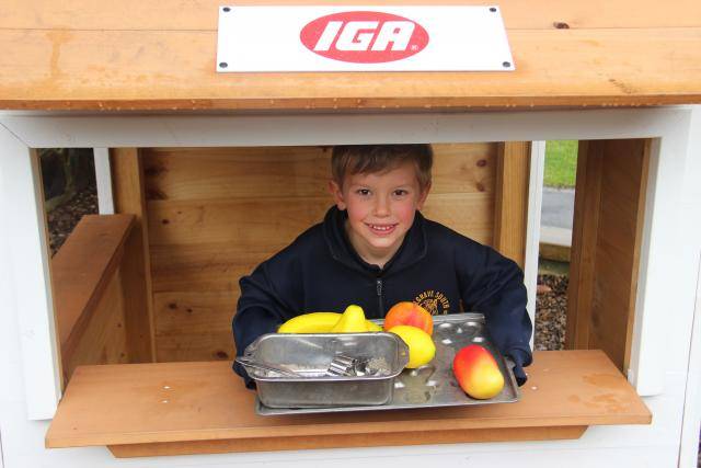Wooden Cubby House Sponsored by IGA