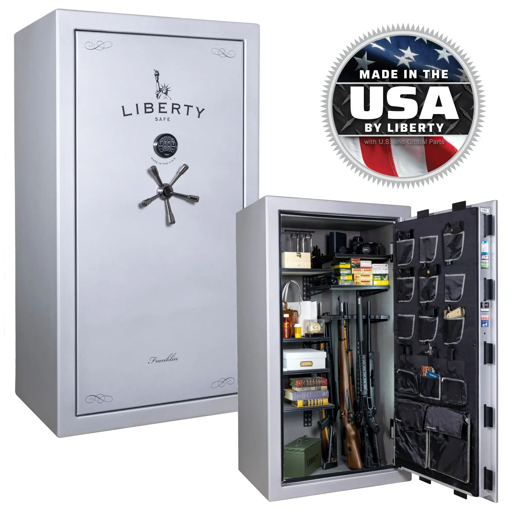 Liberty Franklin in glacial steel exterior and interior